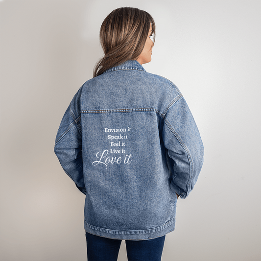 W*N Envision It Oversized Women's Denim Jacket