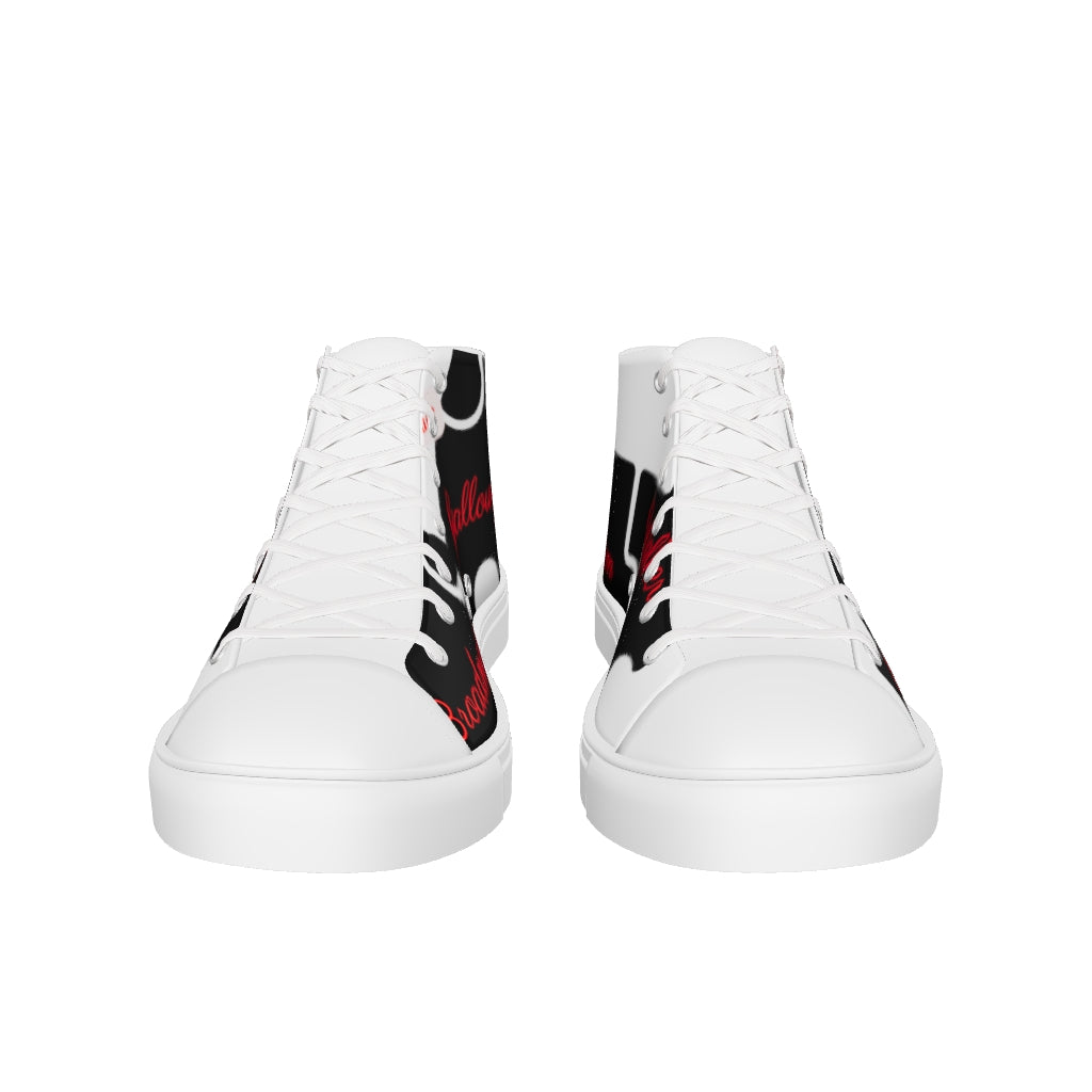 Frank Broadnax LOGO ONLY Women’s High Top Canvas Shoes '25